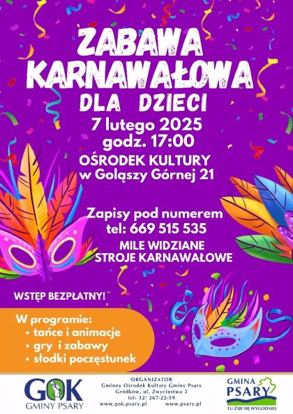 Kopia – Zabawa karnawałowa