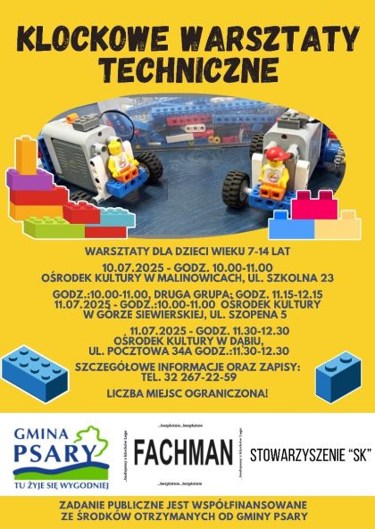 warsztaty lego